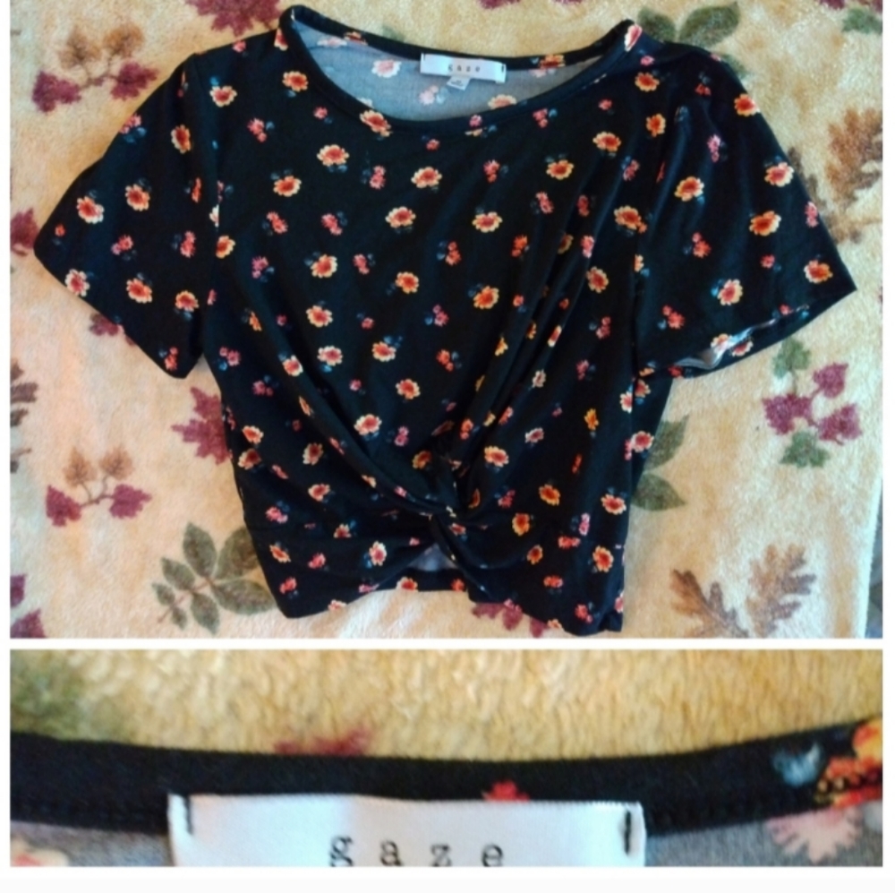 Gaze brand crop top